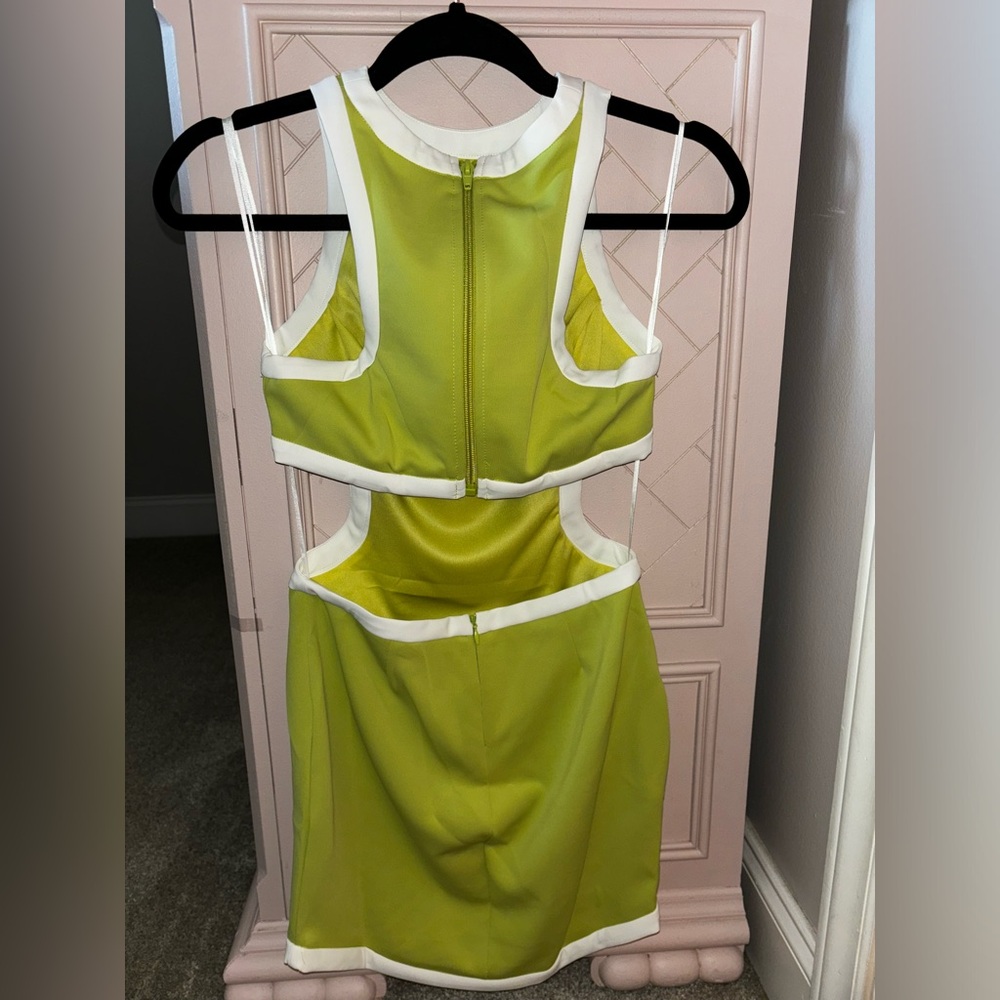 Dress with cut outs